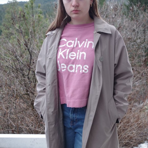 Liz Claiborne Trench Coat Size Small - Picture 1 of 6